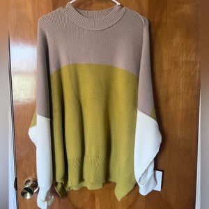 NWT Free People Easy Street Tunic Sweater